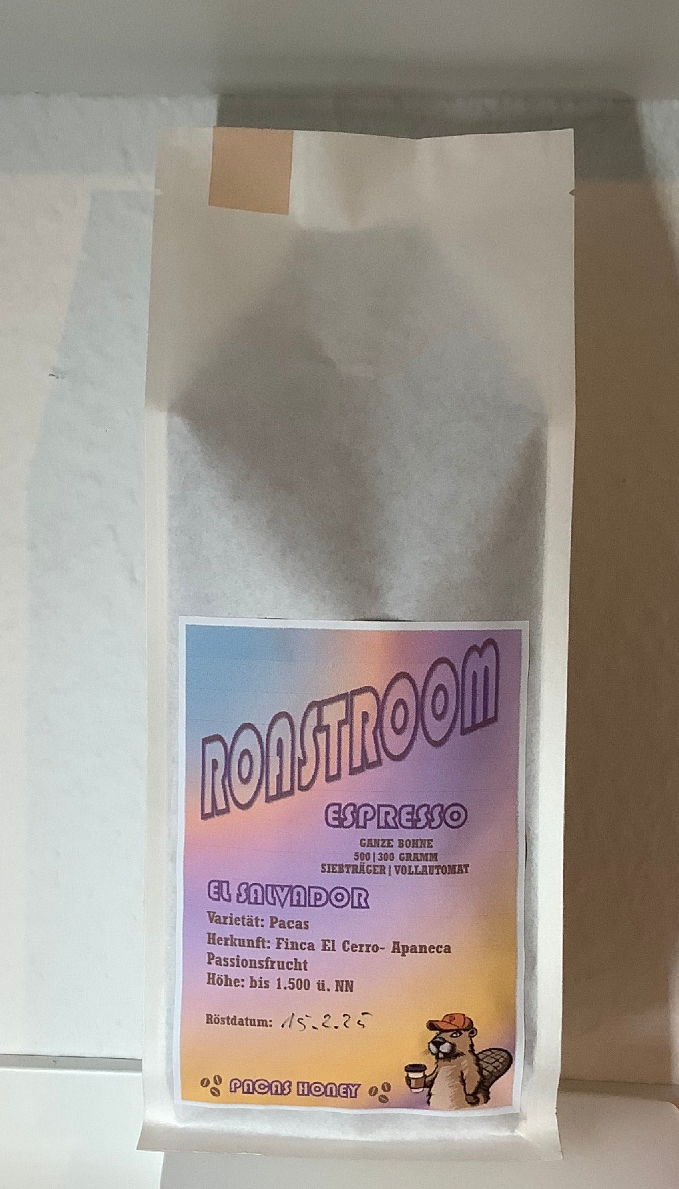 Kaffee Automat - Pacas Honey - Passionsfrucht, Kakao- Nur für Automat!!