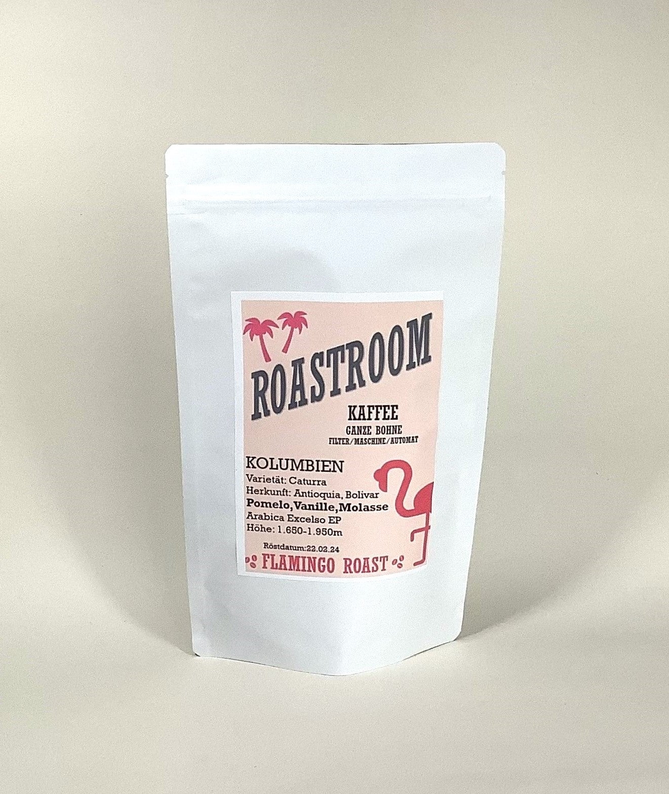 KAFFEE -Flamingo Roast- Kolumbien/ Orange,Winey